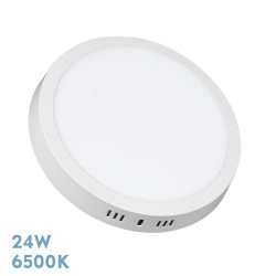 DOWNLIGHT SUPERFICIE 24W 6500K BLANCO