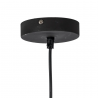 LAMPARA SOMBRERO NEGRO 82 CM 1L