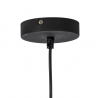 LAMPARA SOMBRERO NEGRO 62 CM 1L