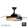 VENTILADOR DC EMPERADOR 72W NEGRO-HAYA