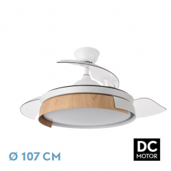 VENTILADOR DC PROVENZA BLANCO-HAYA 72W