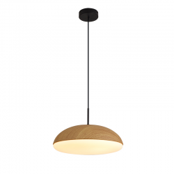 LAMPARA DE TECHO COLGANTE KAZZ MADERA PEQUEÑO 38 CM. Sencillo y elegante, fácil de limpiar, con bombillas que puedes cambiar. Id
