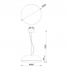 COLGANTE KAZZ BLANCO PEQUEÑO 38 CM. Sencillo y elegante, fácil de limpiar, con bombillas que puedes cambiar. Ideal para cualquie