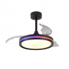 VENTILADOR CON RGB LED BLANCO 40W