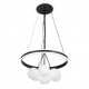 LÁMPARA DE TECHO LED RODANO BLANCO-NEGRO