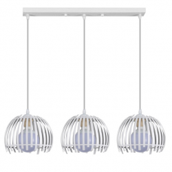 LAMPARA DE TECHO ALARGADA LATINA BLANCO, ideal para salones y salas de estar e incluso para zonas de trabajo decoradas con diver