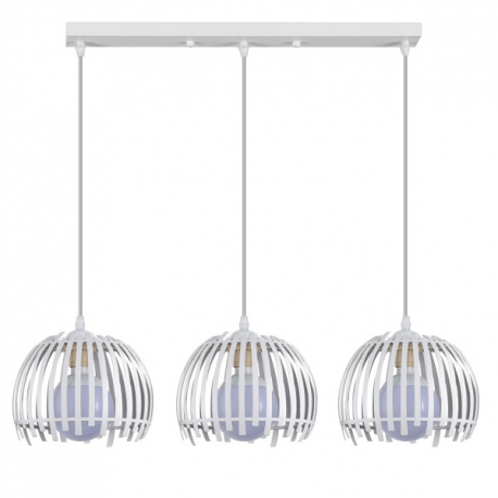LAMPARA DE TECHO ALARGADA LATINA BLANCO, ideal para salones y salas de estar e incluso para zonas de trabajo decoradas con diver