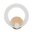 LÁMPARA DE PARED SYDNEY 10W BLANCO MADERA