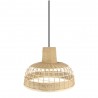 LAMPARA DE TECHO COLGANTE BAMBÚ BRAGANZA NATURAL 42 CM. Ideal para estancias decoradas con el nuevo estilo vintage rústico o min