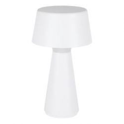LAMPARA DE MESA CON BATERÍA BLANCA