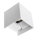 LAMPARA DE PARED EXTERIOR ALUMINIO BLANCO SEGMENTO