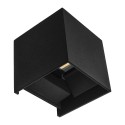 LAMPARA DE PARED PARA EXTERIOR ALUMINIO NEGRO SEGMENTO