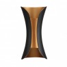 LAMPARA DE PARED BARREDOR NEGRO-ORO DICKENS. Ideal para cualquier estancia, tanto de exterior como de interior. Da luz hacia arr