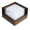 LAMPARA DE PARED PARA EXTERIOR MARRON LED IP65 - 15W CREEK DE MANTRA