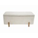 DESCALZADORA BEIGE RIZO SUAVE PATAS TORNEADAS JABARI