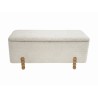 DESCALZADORA BEIGE RIZO SUAVE PATAS TORNEADAS JABARI