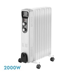 RADIADOR ACEITE BRASILIA 2000W BLANCO