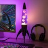 LAMPARA LAVA ROCKET MORADA