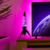 LAMPARA LAVA ROCKET MORADA