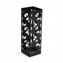 PARAGUERO METALICO NEGRO GEOMETRICO