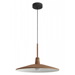 LAMPARA DE TECHO COLGANTE DE METAL NOGAL DENVER 43 CM