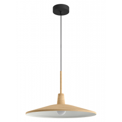 LAMPARA DE TECHO COLGANTE DE METAL NATURAL DENVER 43 CM