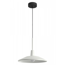 LAMPARA DE TECHO COLGANTE DE METAL BLANCO DENVER 33 CM