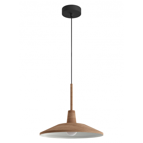 LAMPARA DE TECHO COLGANTE DE METAL NOGAL DENVER 33 CM
