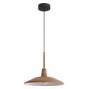 LAMPARA DE TECHO COLGANTE DE METAL NOGAL DENVER 33 CM