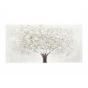ÓLEO ÁRBOL RELIEVE TEXTURA GRANULADA