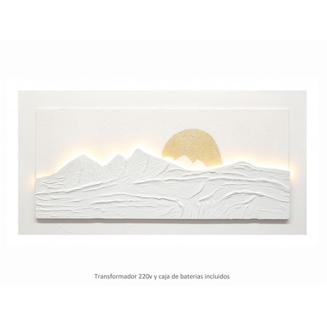 OLEO CON LUZ AMANECER CON DIFERENTES TEXTURAS