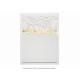 CUADRO CON LUZ ABSTRACTO BLANCO ORO CON RELIEVE 90X120 CM