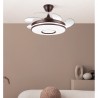 VENTILADOR DANI MINI MARRON 59W 4 ASPAS