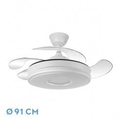 VENTILADOR DANI MINI BLANCO 59W 4 ASPAS