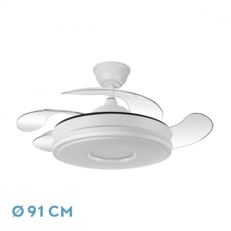 VENTILADOR DANI MINI BLANCO 59W 4 ASPAS