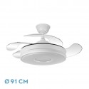 VENTILADOR DANI MINI BLANCO 59W 4 ASPAS