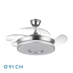VENTILADOR DANI MINI NIQUEL 59W 4 ASPAS