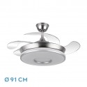 VENTILADOR DANI MINI NIQUEL 59W 4 ASPAS