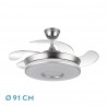 VENTILADOR DANI MINI NIQUEL 59W 4 ASPAS