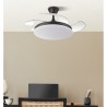 VENTILADOR DC TRIDENTE NEGRO 59W 4 ASPAS