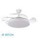 VENTILADOR DC TRIDENTE BLANCO 59W 4 ASPAS