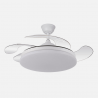 VENTILADOR DC TRIDENTE BLANCO 59W 4 ASPAS