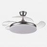 VENTILADOR DC TRIDENTE NIQUEL 59W 4 ASPAS