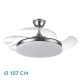 VENTILADOR DC TRIDENTE NIQUEL 59W 4 ASPAS