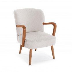 SILLON CON REPOSABRAZOS KORA BLANCO