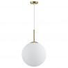 COLGANTE 1LPORTILE LATÓN-OPAL 35 CM