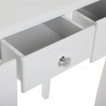 TOCADOR GLAM BLANCO CON LUZ REGULABLE