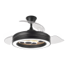 VENTILADOR DC NEGRO/MADERA CUPIDO 55W