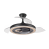 VENTILADOR DC NEGRO/MADERA SULTÁN 68W