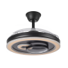 VENTILADOR DC NEGRO/MADERA SULTÁN 68W